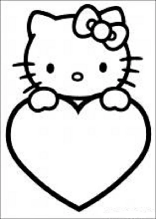 Free printable Hello Kitty coloring page #36774 from Anime and Manga collection Free printable Hello Kitty coloring page #36774 from Anime and Manga collection