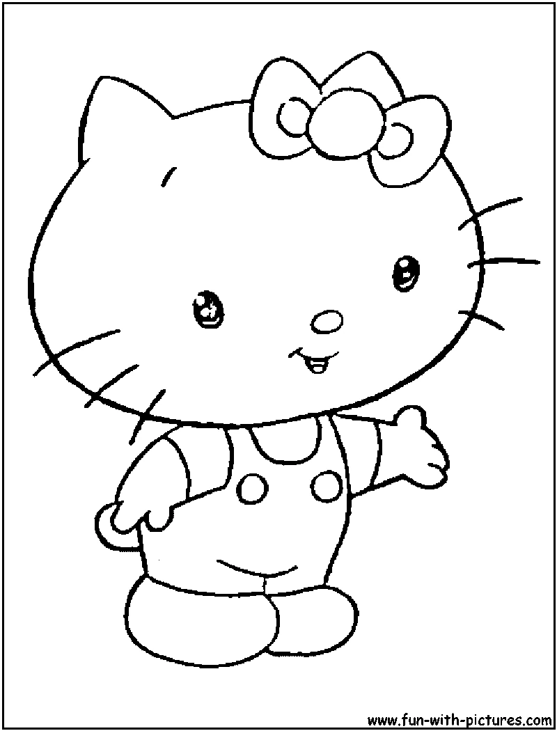 Free printable Hello Kitty coloring page #36808 from Anime and Manga collection