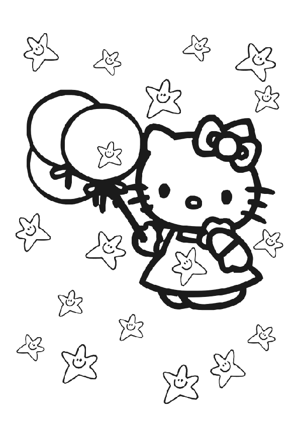 Free printable Hello Kitty coloring page #36862 from Anime and Manga collection Free printable Hello Kitty coloring page #36862 from Anime and Manga collection