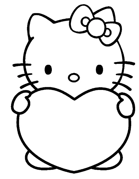 Free printable Hello Kitty coloring page #37036 from Anime and Manga collection Free printable Hello Kitty coloring page #37036 from Anime and Manga collection