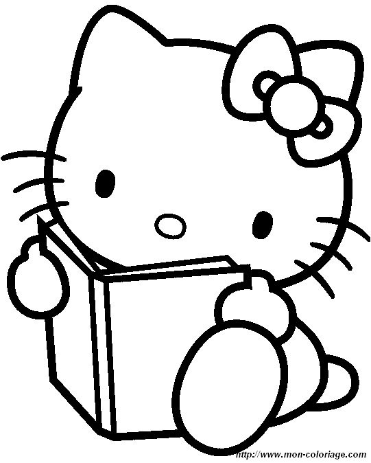 Free printable Hello Kitty coloring page #37037 from Anime and Manga collection