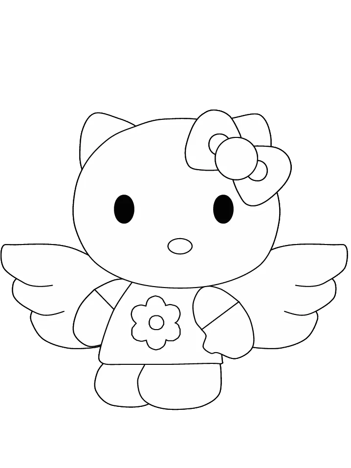 Free printable Hello Kitty coloring page #37098 from Anime and Manga collection Free printable Hello Kitty coloring page #37098 from Anime and Manga collection