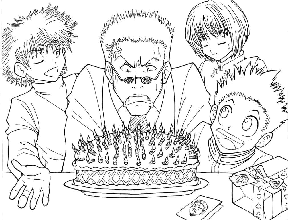 Free printable Hunter x Hunter coloring page #201168 from Anime and Manga collection