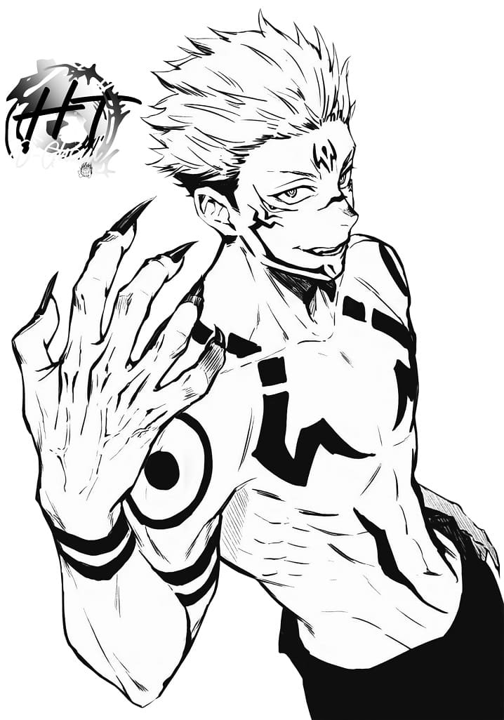 Free printable Jujutsu Kaisen coloring page #183241 from Anime and Manga collection