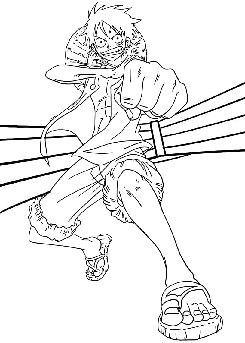 Coloring page: Luffy (Anime and Manga) #188694 - Free Printable Coloring Pages