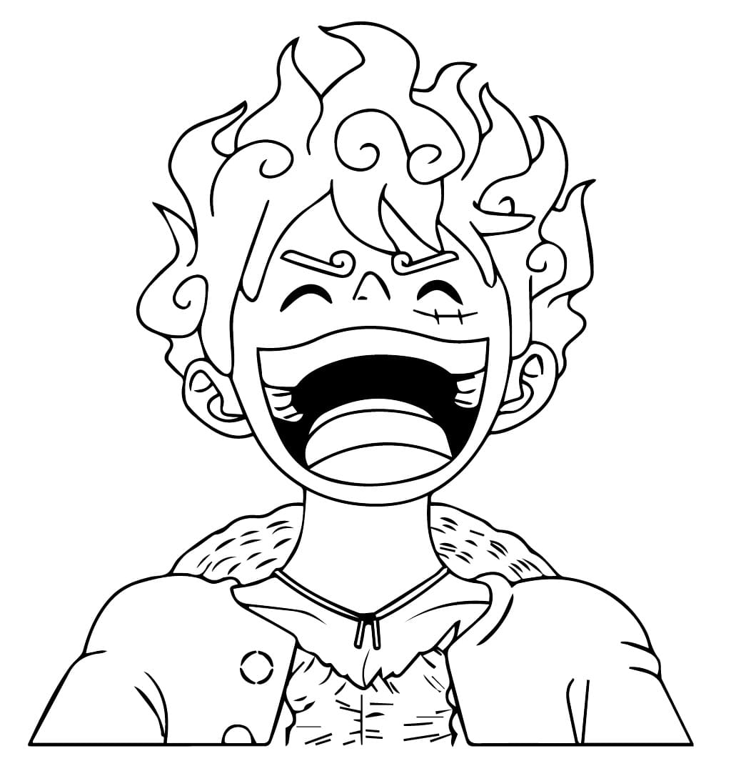 Free printable Luffy coloring page #214983 from Anime and Manga collection