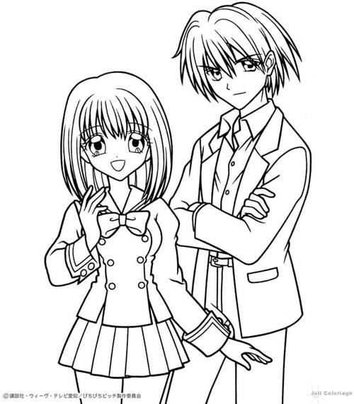 Free printable Mermaid Melody: Pichi Pichi Pitch coloring page #53750 from Anime and Manga collection