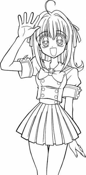 Coloring page: Mermaid Melody: Pichi Pichi Pitch (Anime and Manga) #53757 - Free Printable Coloring Pages