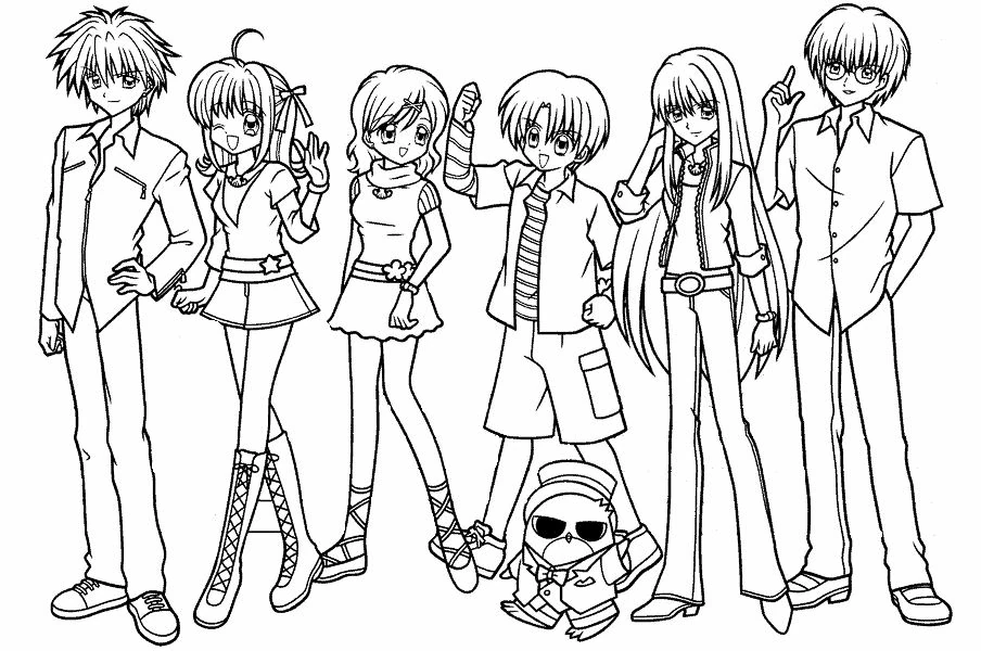 Free printable Mermaid Melody: Pichi Pichi Pitch coloring page #53786 from Anime and Manga collection