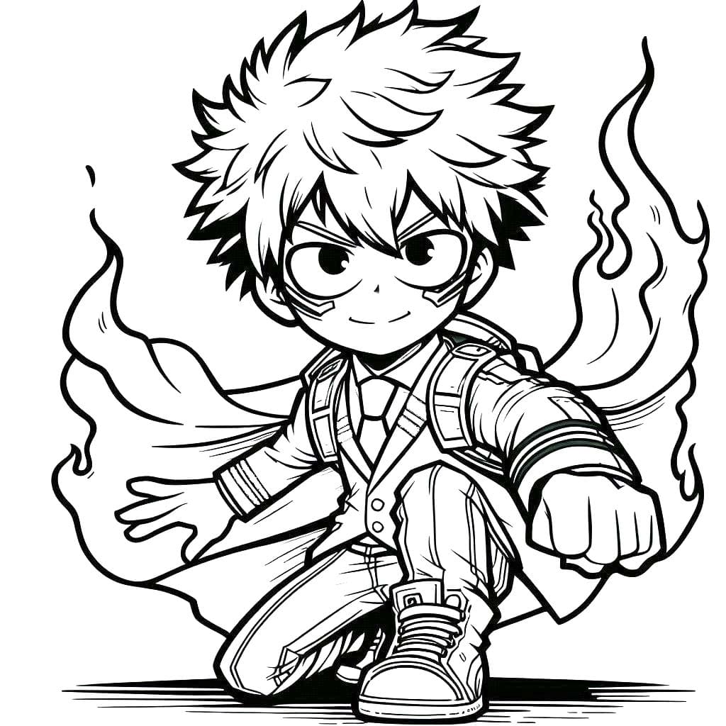 Coloring page: My Hero Academia (Anime and Manga) #218541 - Free Printable Coloring Pages