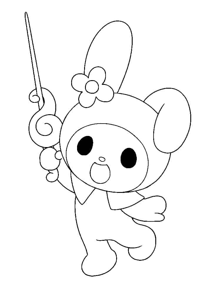 Coloring page: My Melody (Anime and Manga) #220020 - Free Printable Coloring Pages