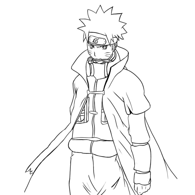 Free printable Naruto coloring page #38074 from Anime and Manga collection