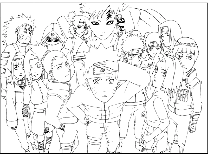 Free printable Naruto coloring page #38087 from Anime and Manga collection Free printable Naruto coloring page #38087 from Anime and Manga collection