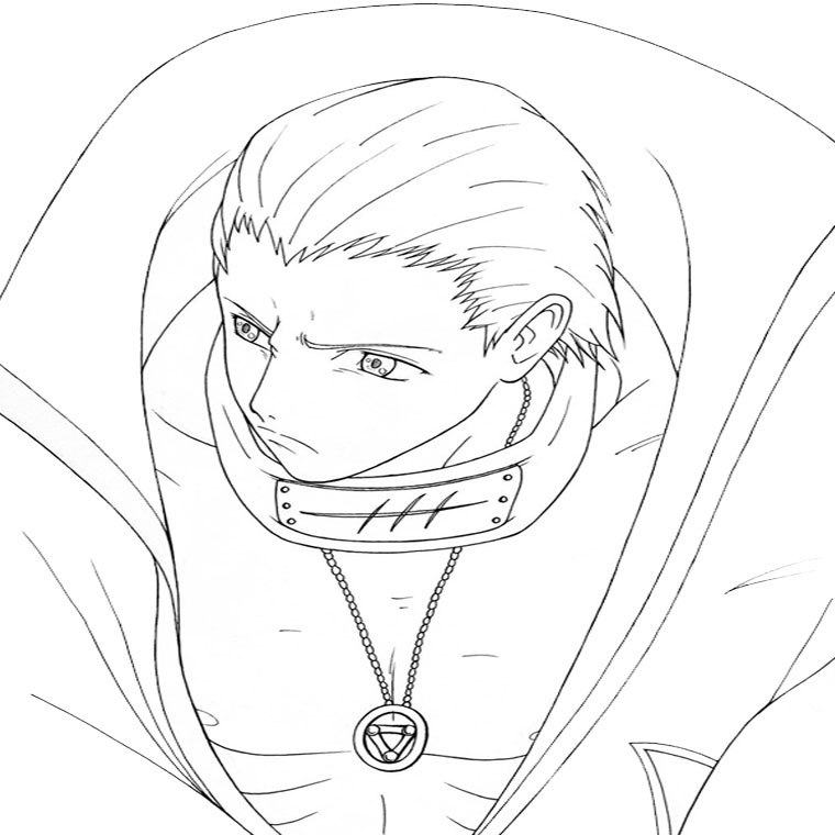 Free printable Naruto coloring page #38174 from Anime and Manga collection