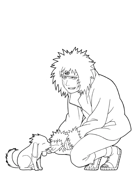 Free printable Naruto coloring page #38299 from Anime and Manga collection