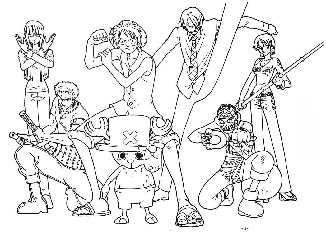 Free printable One Piece coloring page #172059 from Anime and Manga collection