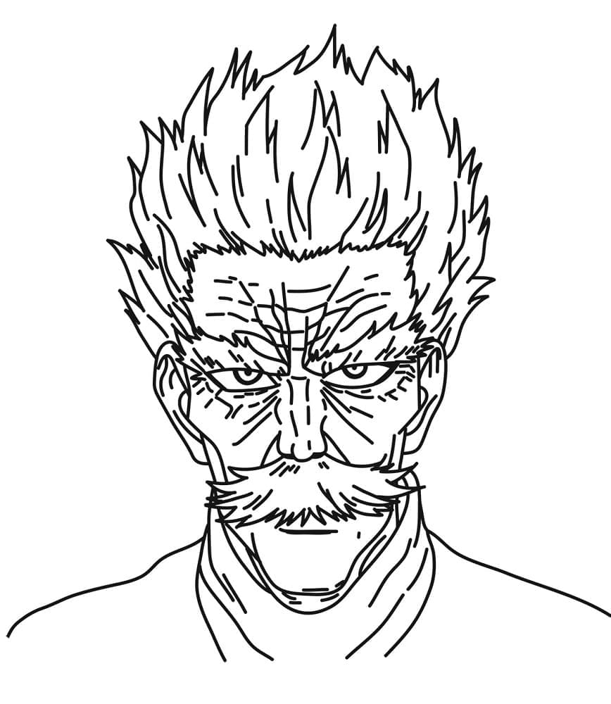 Free printable One Punch Man coloring page #183062 from Anime and Manga collection