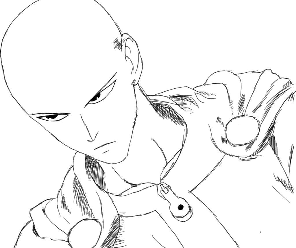 Free printable One Punch Man coloring page #183070 from Anime and Manga collection
