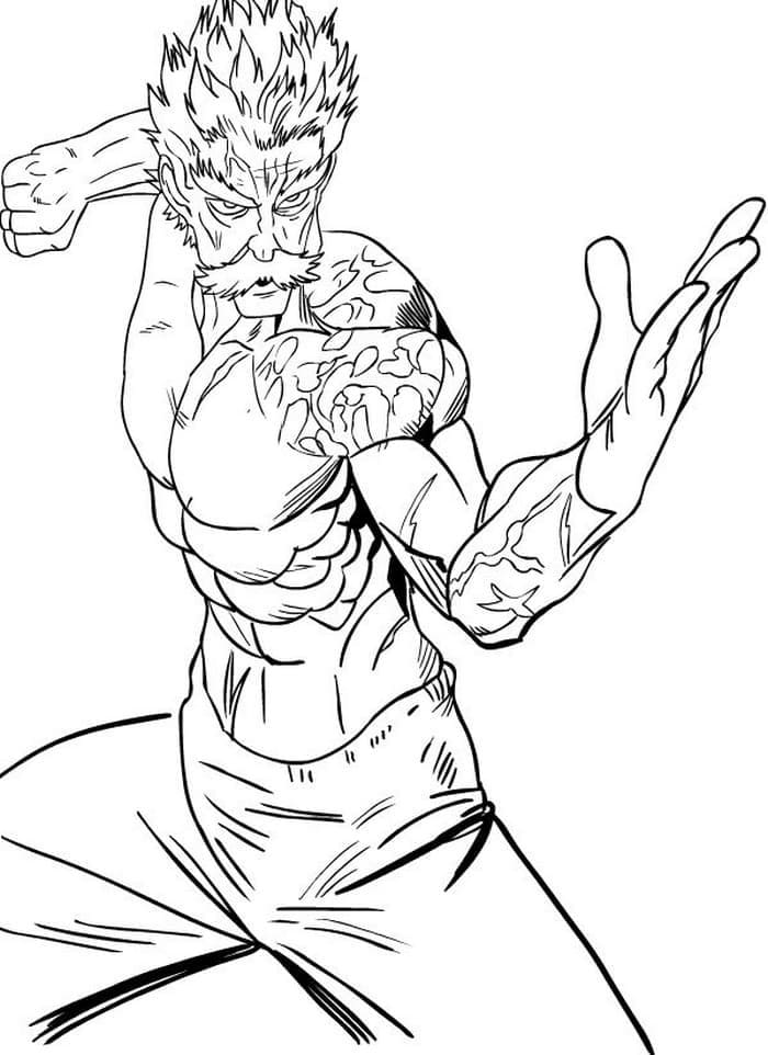 Free printable One Punch Man coloring page #183076 from Anime and Manga collection