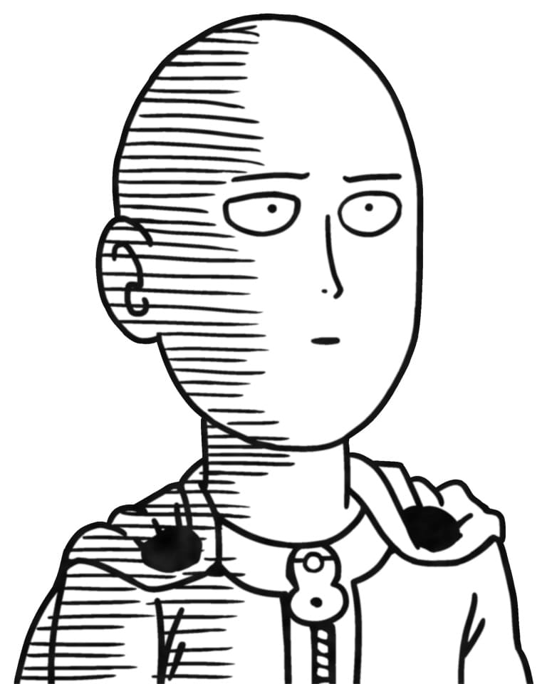 Free printable One Punch Man coloring page #183079 from Anime and Manga collection