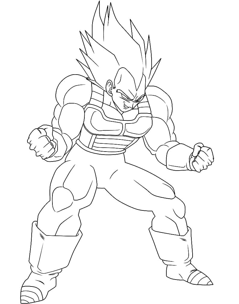 Free printable Vegeta coloring page #182909 from Anime and Manga collection Free printable Vegeta coloring page #182909 from Anime and Manga collection