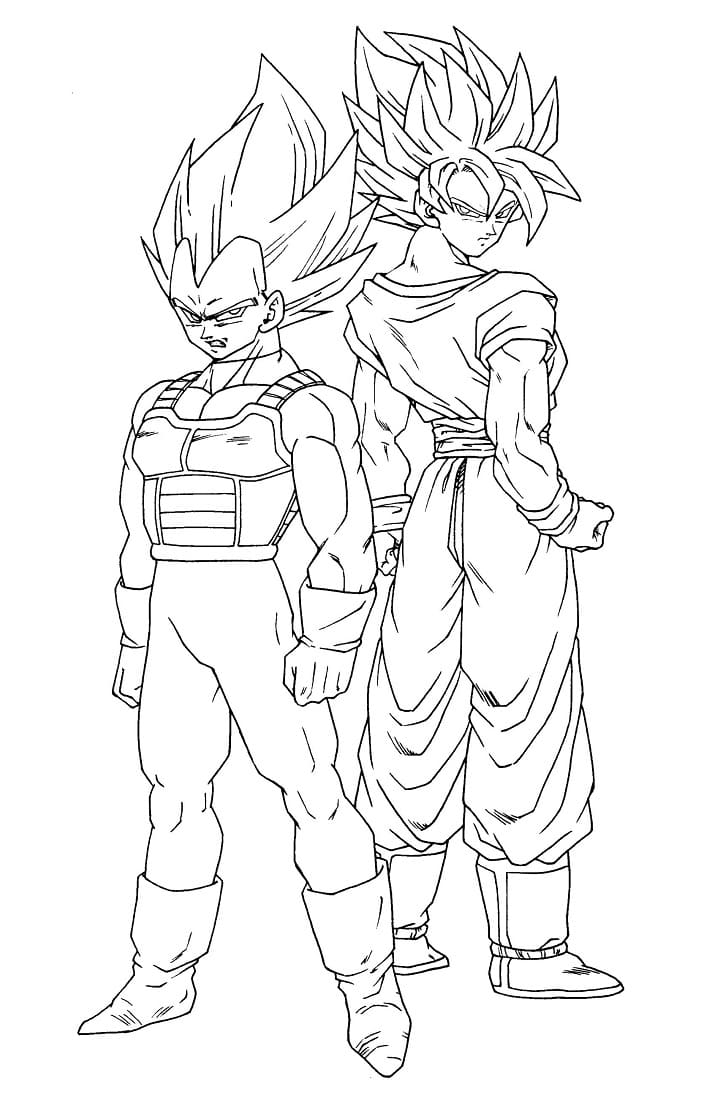 Free printable Vegeta coloring page #182919 from Anime and Manga collection Free printable Vegeta coloring page #182919 from Anime and Manga collection