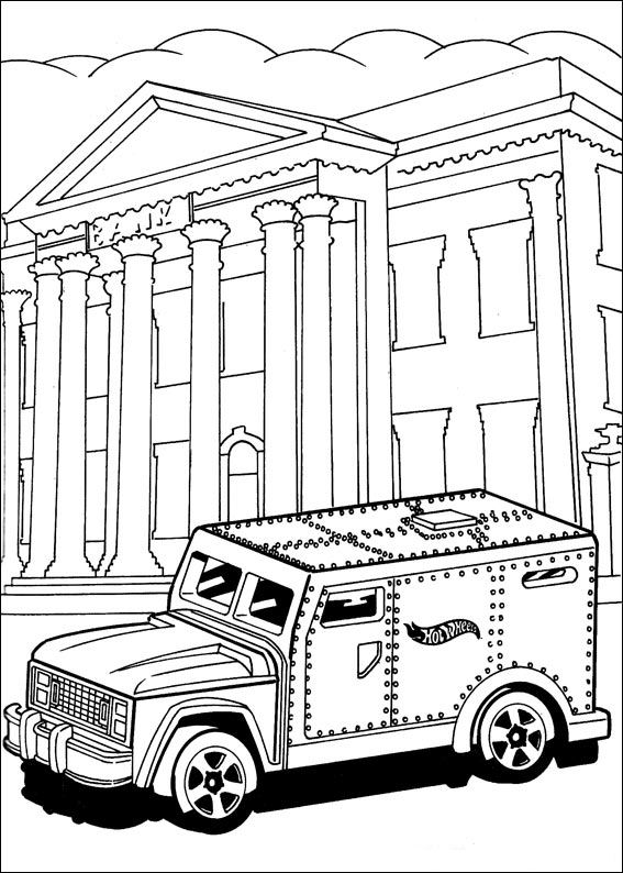 Coloring page: Bank (Buildings and Architecture) #67729 - Free Printable Coloring Pages
