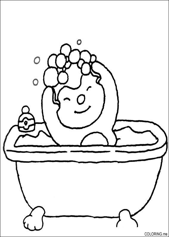 Coloring page: Bathroom (Buildings and Architecture) #61755 - Free Printable Coloring Pages