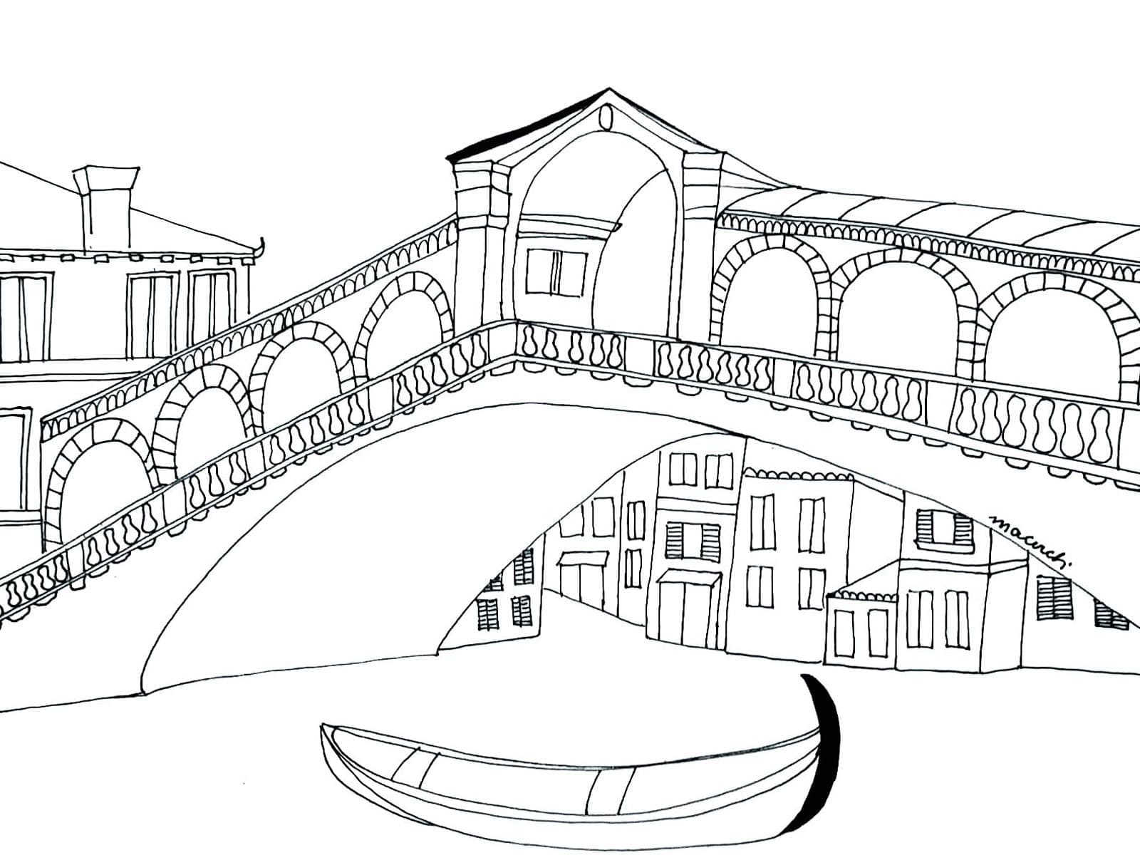 Free printable Bridge coloring page #204333 from Buildings and Architecture collection