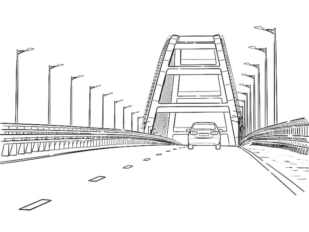 Free printable Bridge coloring page #204335 from Buildings and Architecture collection