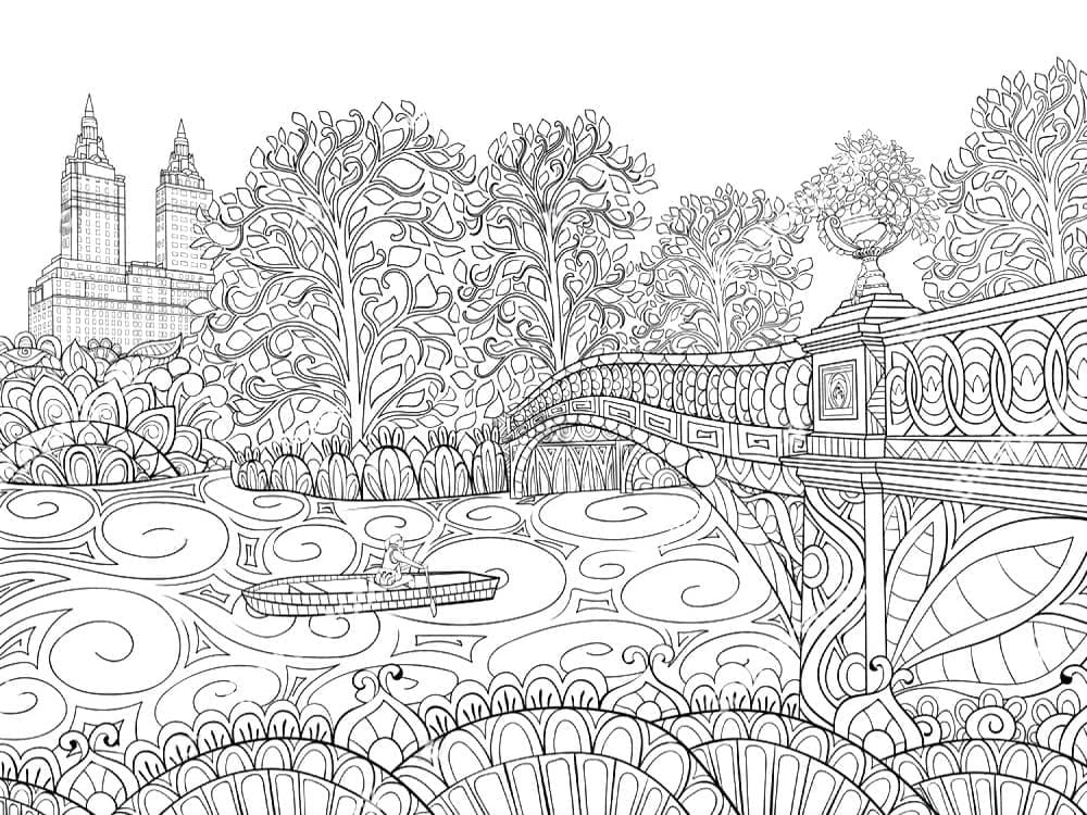 Free printable Bridge coloring page #204338 from Buildings and Architecture collection