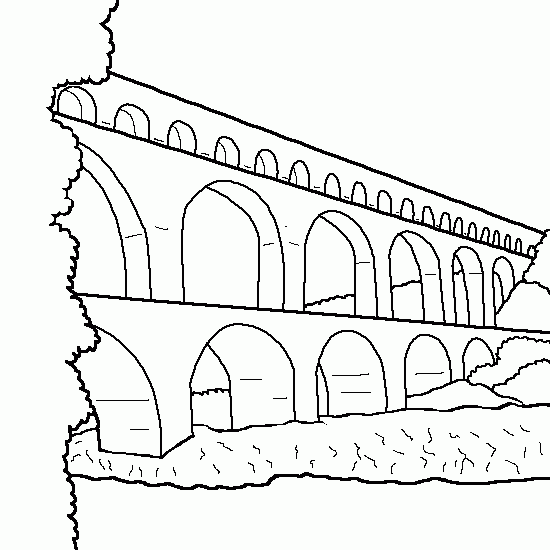 Coloring page: Bridge (Buildings and Architecture) #62839 - Free Printable Coloring Pages
