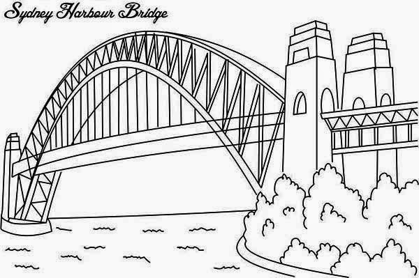 Coloring page: Bridge (Buildings and Architecture) #62879 - Free Printable Coloring Pages