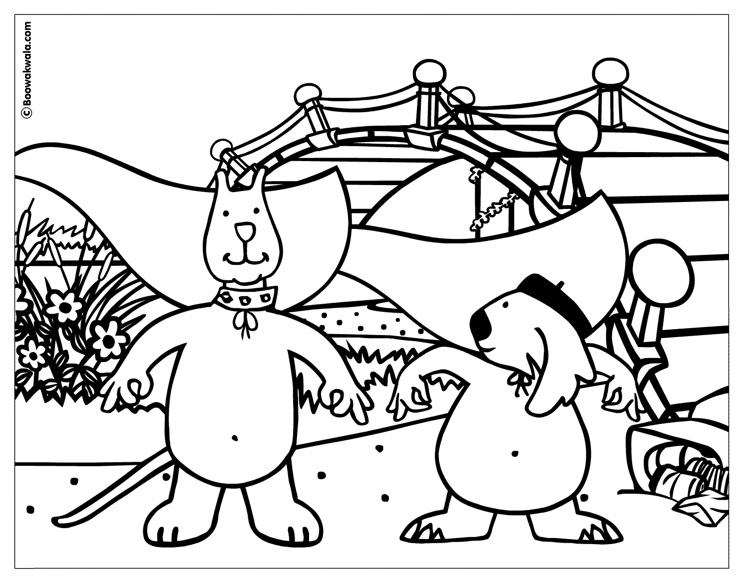 Coloring page: Bridge (Buildings and Architecture) #62898 - Free Printable Coloring Pages