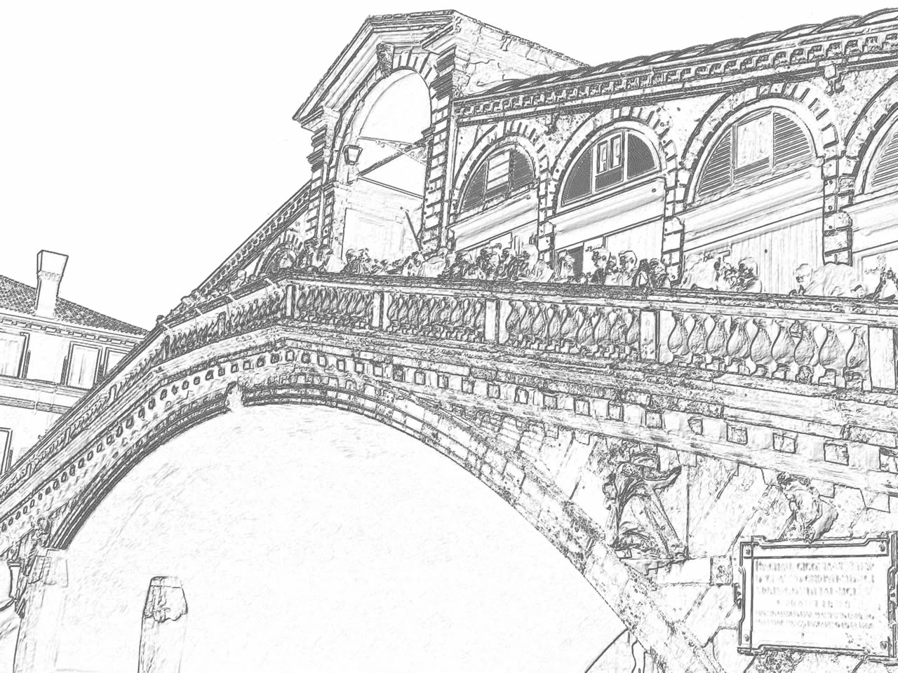 Coloring page: Bridge (Buildings and Architecture) #62912 - Free Printable Coloring Pages