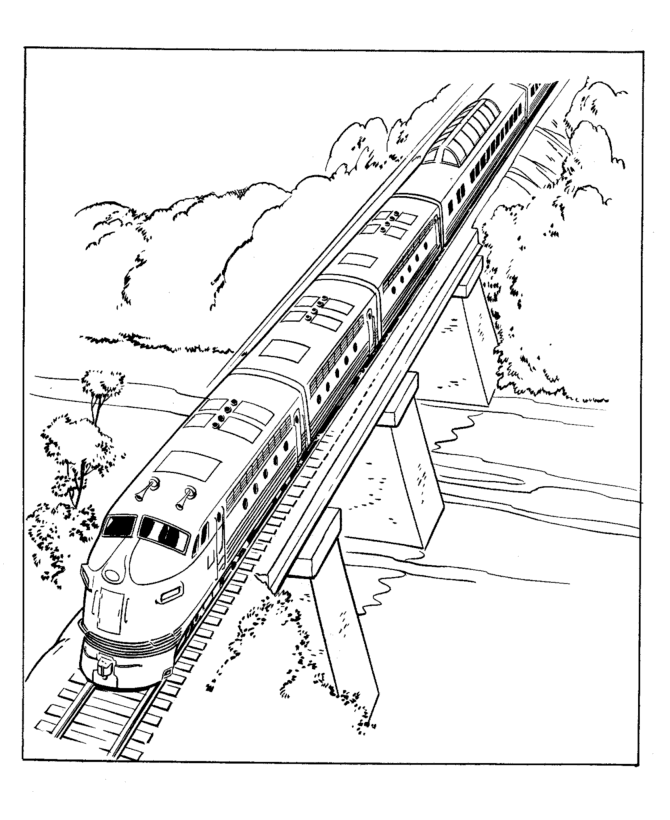 Coloring page: Bridge (Buildings and Architecture) #62949 - Free Printable Coloring Pages