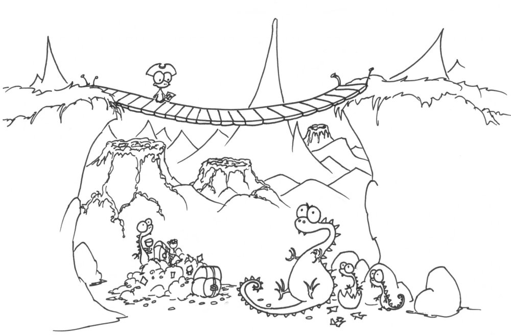 Coloring page: Bridge (Buildings and Architecture) #62955 - Free Printable Coloring Pages