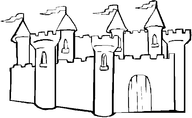 Coloring page: Castle (Buildings and Architecture) #62055 - Free Printable Coloring Pages
