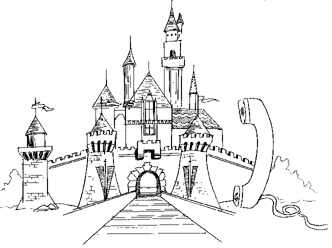 Coloring page: Castle (Buildings and Architecture) #62114 - Free Printable Coloring Pages