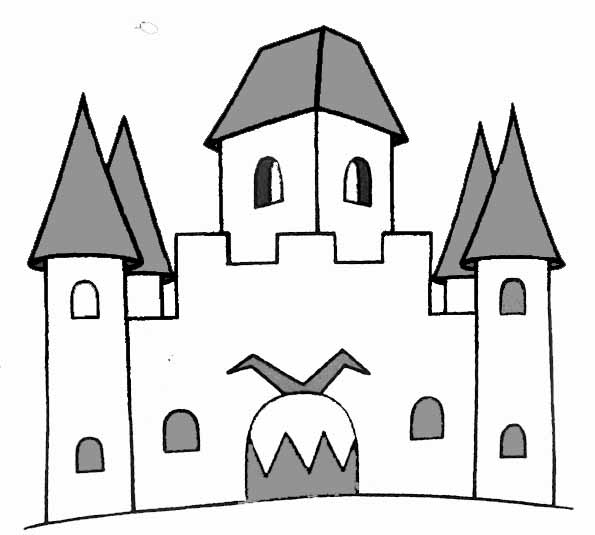 Coloring page: Castle (Buildings and Architecture) #62138 - Free Printable Coloring Pages