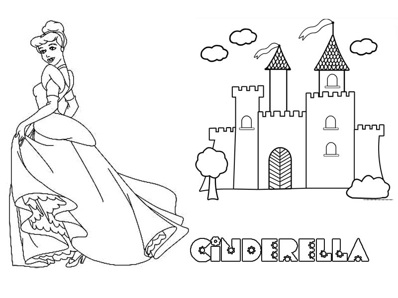 Coloring page: Castle (Buildings and Architecture) #62174 - Free Printable Coloring Pages