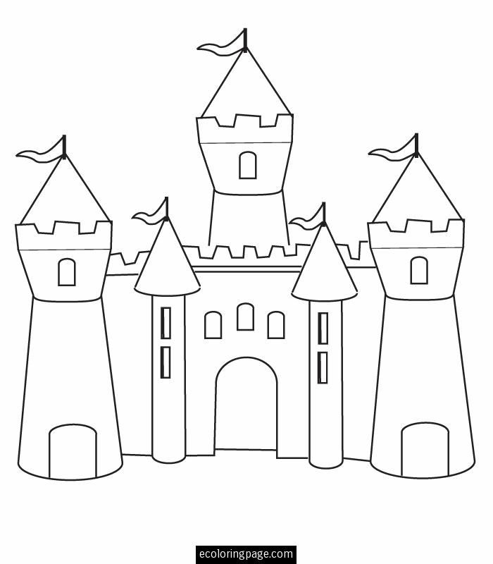 Coloring page: Castle (Buildings and Architecture) #62224 - Free Printable Coloring Pages