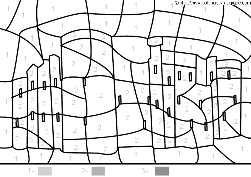 Coloring page: Castle (Buildings and Architecture) #62232 - Free Printable Coloring Pages