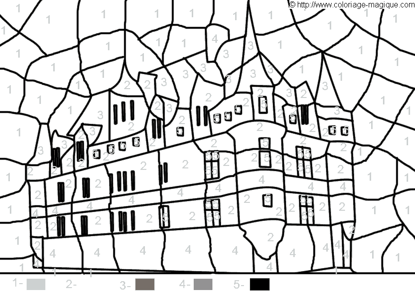 Coloring page: Castle (Buildings and Architecture) #62259 - Free Printable Coloring Pages