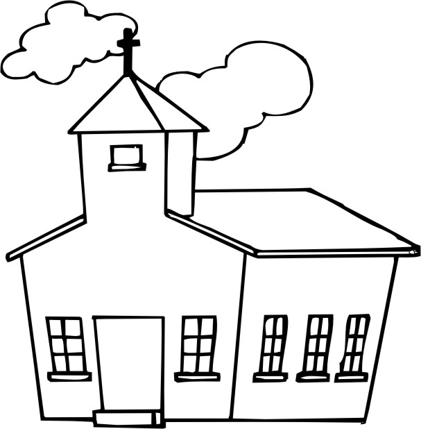 Coloring page: Church (Buildings and Architecture) #64184 - Free Printable Coloring Pages