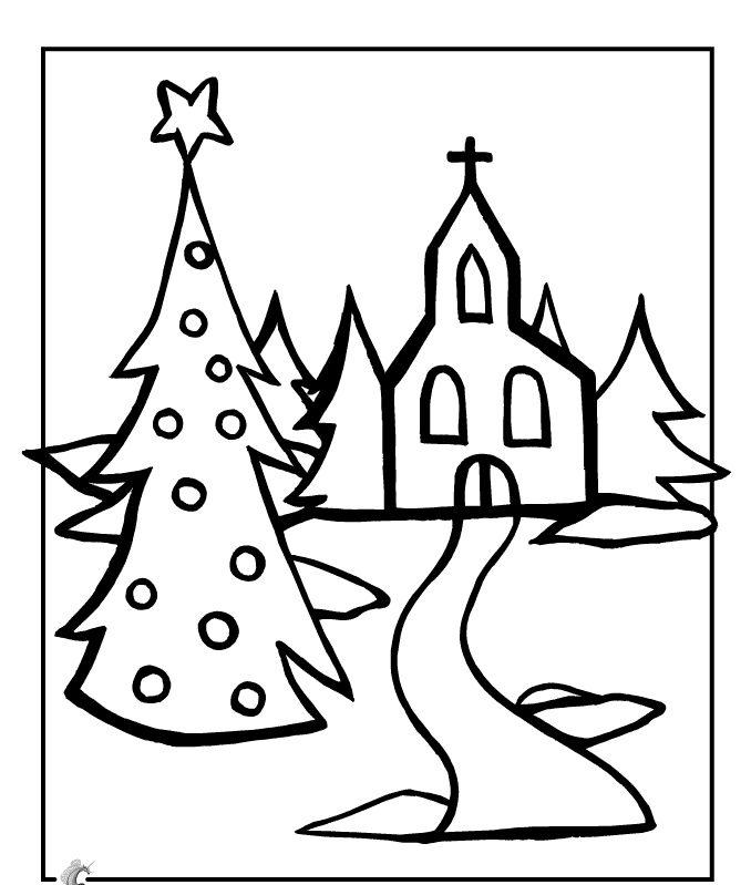 Coloring page: Church (Buildings and Architecture) #64248 - Printable coloring pages