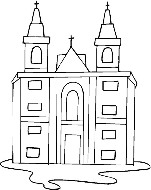 Church #63 (Buildings And Architecture) – Printable Coloring Pages