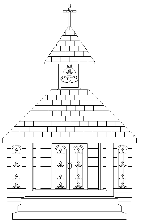 Coloring page: Church (Buildings and Architecture) #64373 - Printable coloring pages