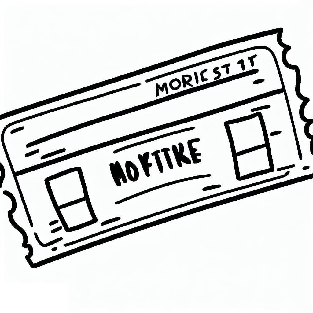 Free printable Cinema coloring page #188671 from Buildings and Architecture collection