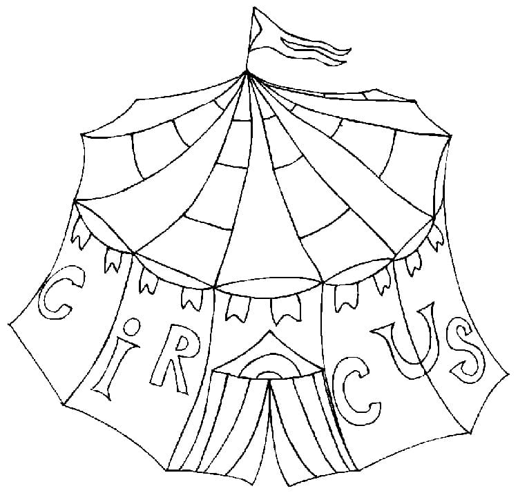 Free printable Circus coloring page #190044 from Buildings and Architecture collection